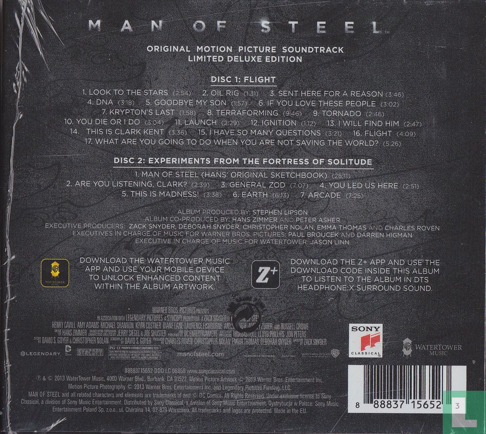 WaterTower Music to Release Hans Zimmer's 'Man of Steel' Score