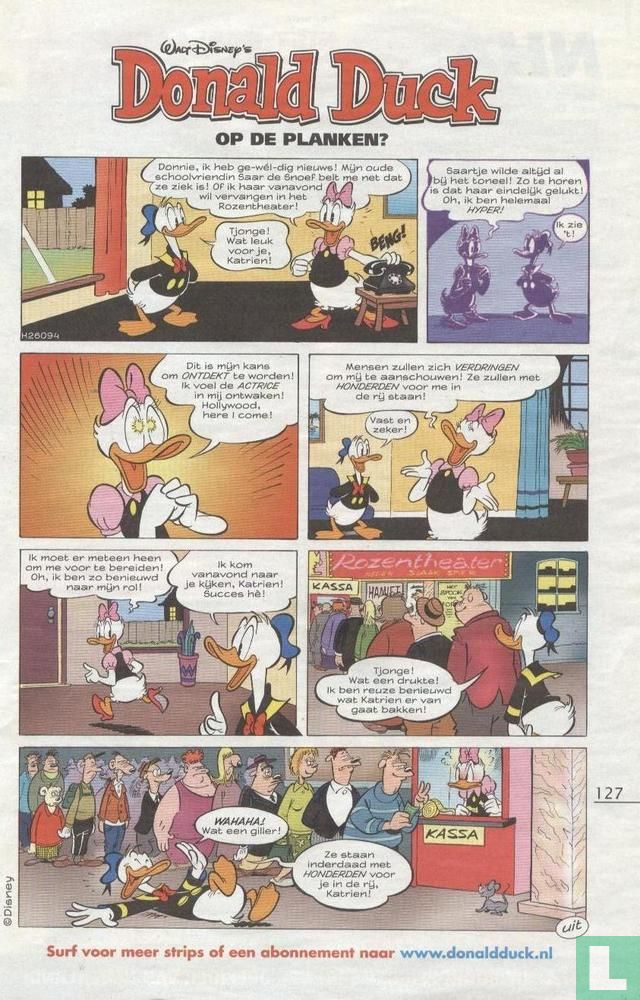 Op de planken?