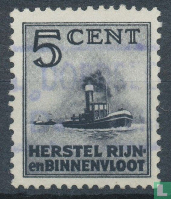 Récupération de la flotte rhénane et intérieure (1941) - 01 - 5ct