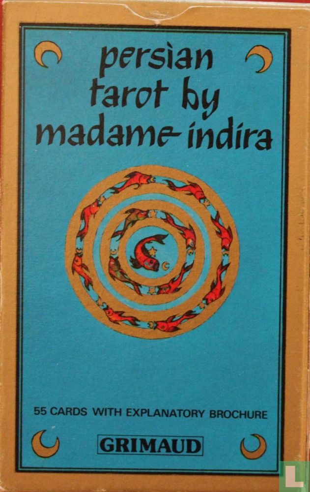 Tarot Persan De Madame Indira 1981 by B. P. Grimaud vintage Persian Tarot  Deck Published in France sufism Middle Eastern Islamic Tarot -  Hong  Kong