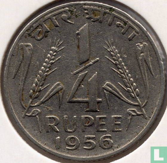 Inde ¼ roupie 1956