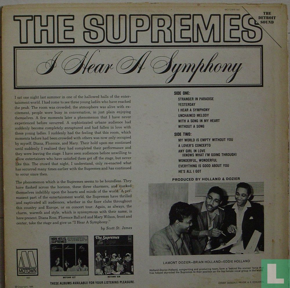 I hear a symphony