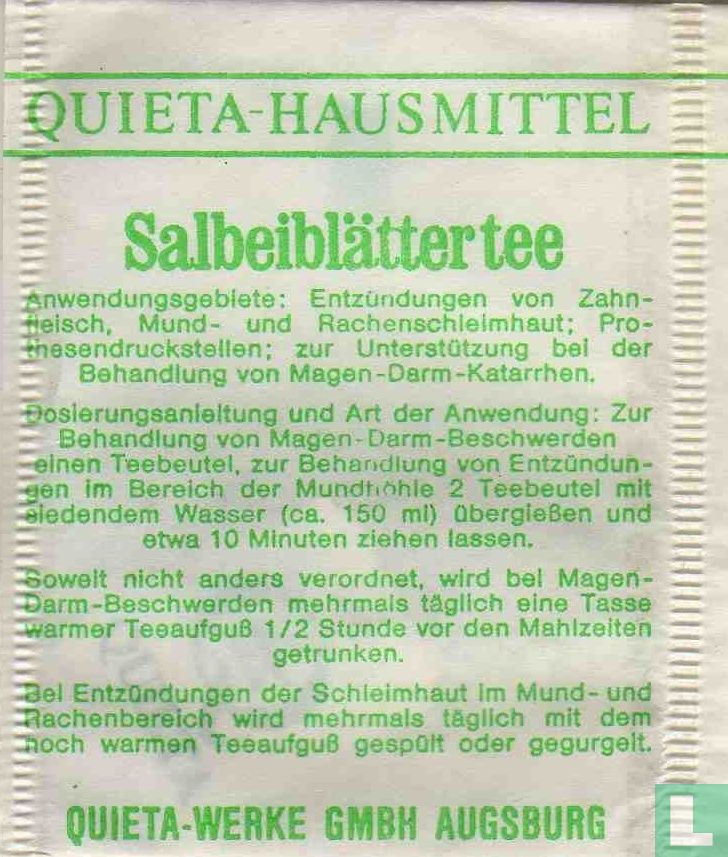 Salbeiblätter tee