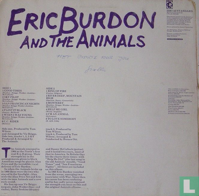 Eric Burdon and The Animals