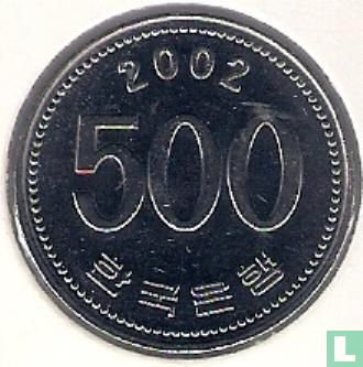 Corée du Sud 500 won 2002