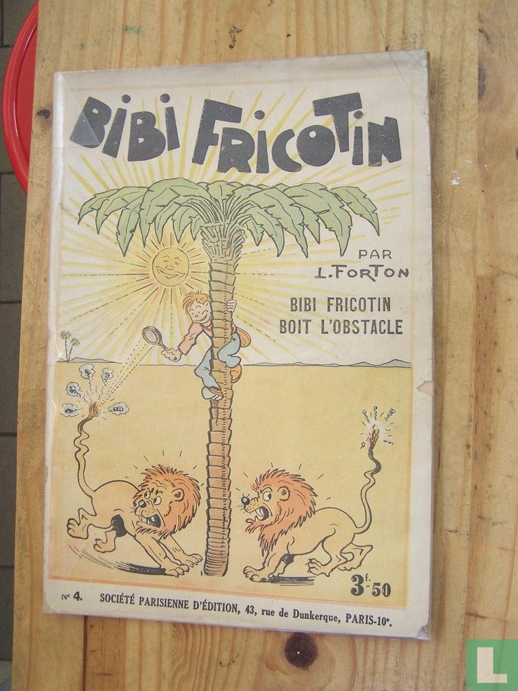 【希少】50年代フランスのコミック誌　BIBI FRICOTIN Bibi Fricotin - 1e reeks [FRA] Comic book catalogue - LastDodo