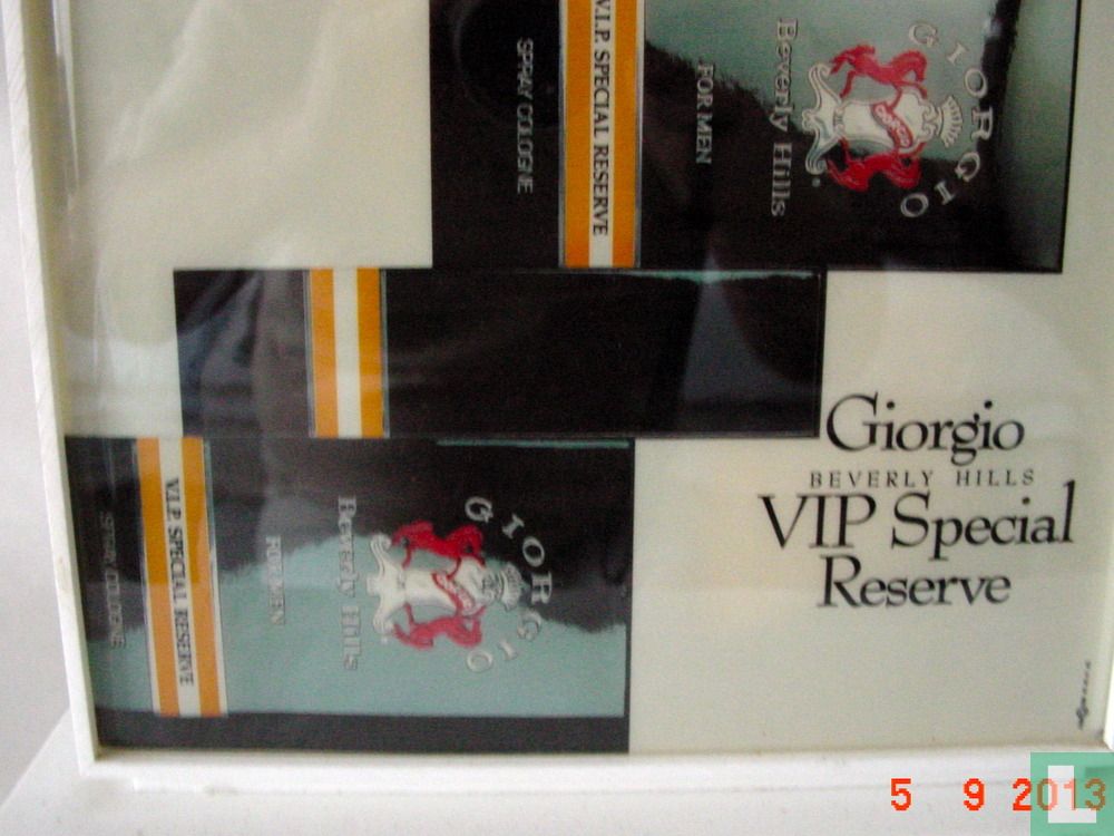 VIP Special Reserve display