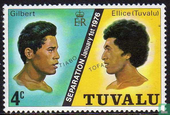 Séparation des îles Gilbert et Ellice