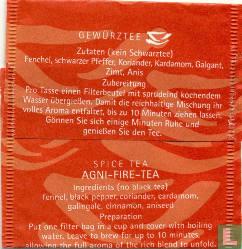 Agni-Feuer-Tee