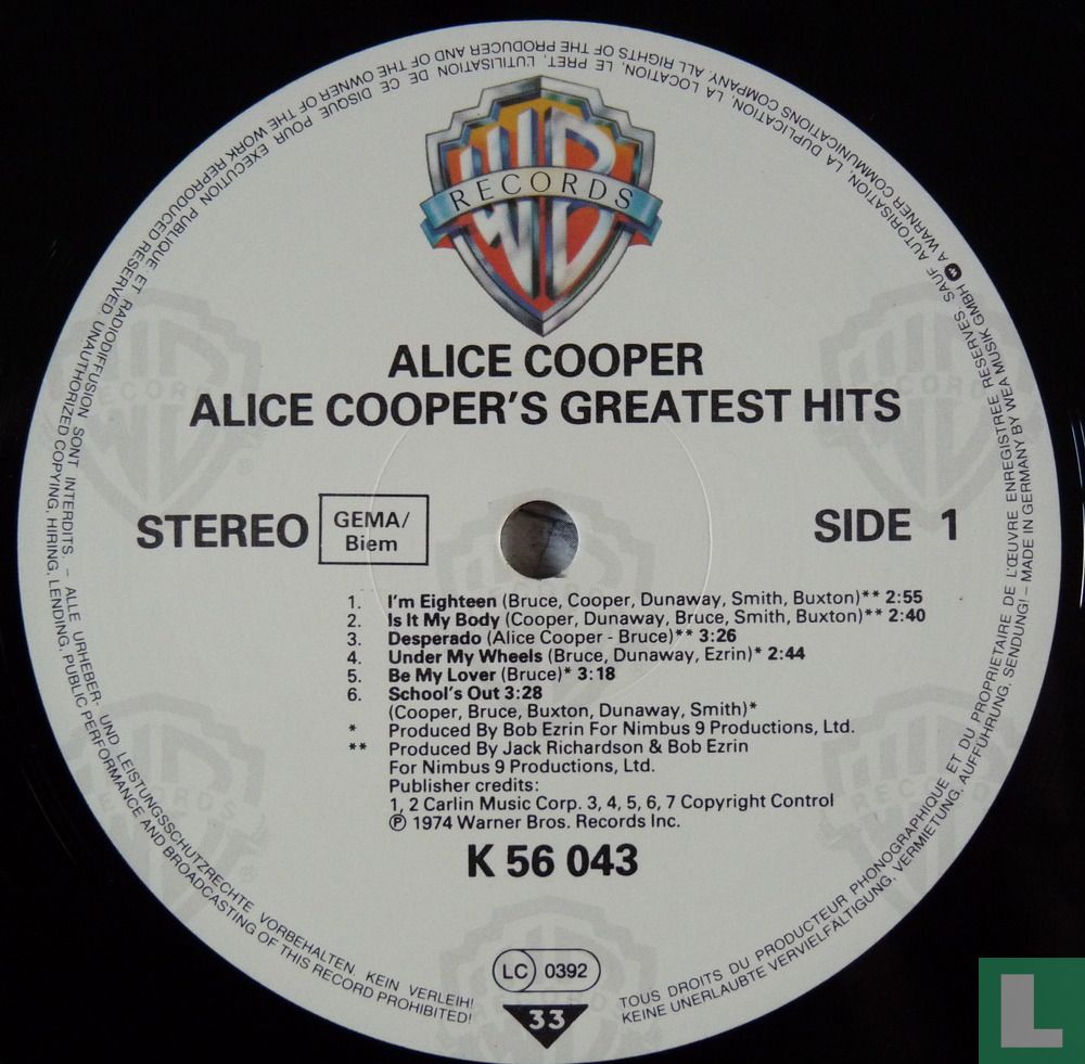 Alice Coopers Greatest Hits