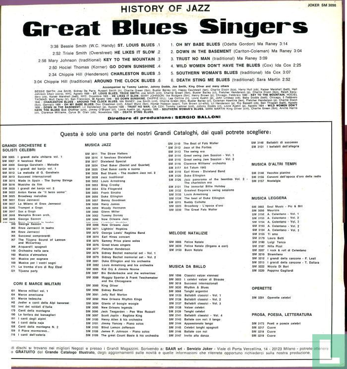 Great Blues Singers