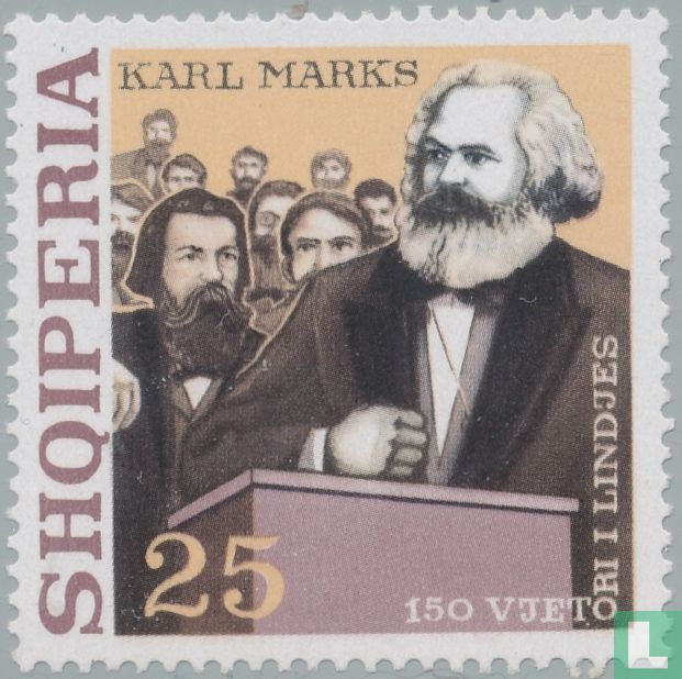 Karl Marx 25 (1968) - Albania - LastDodo