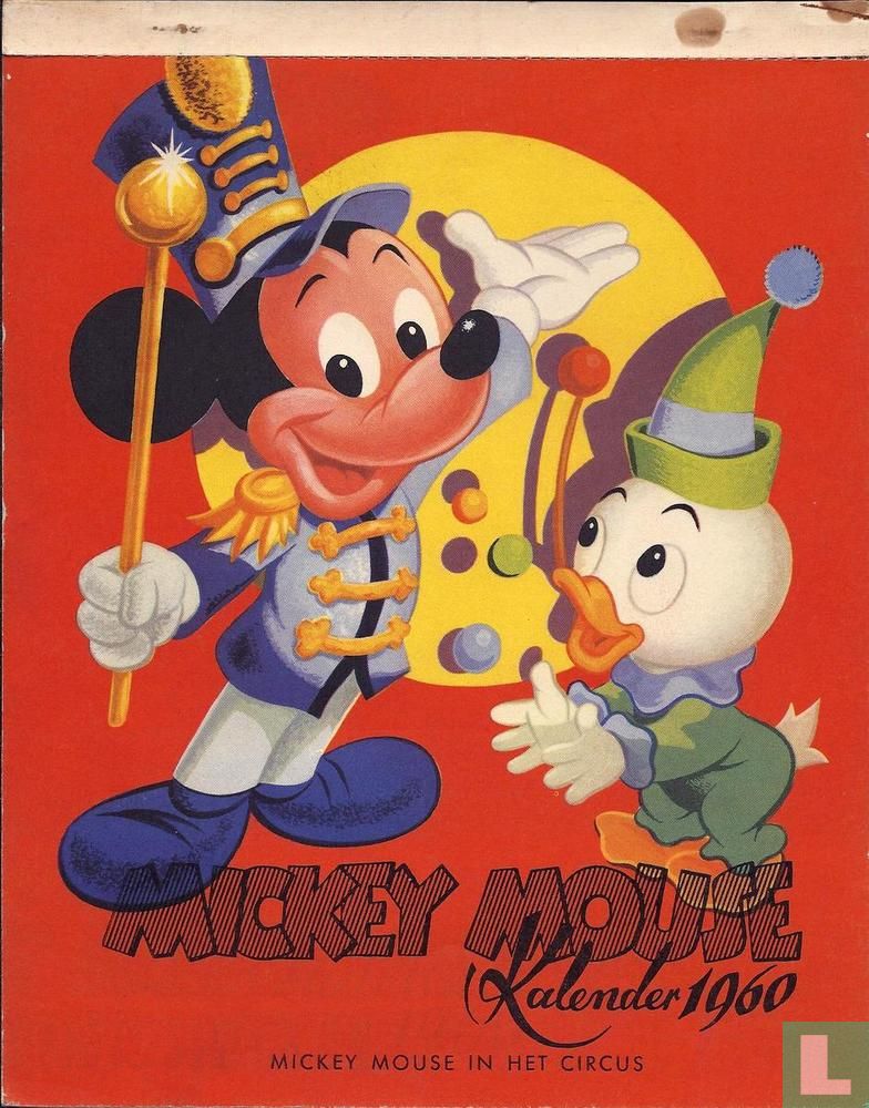 Mickey Mouse Kalender 1960 - Mickey Mouse in het circus (1960) - Walt  Disney - LastDodo