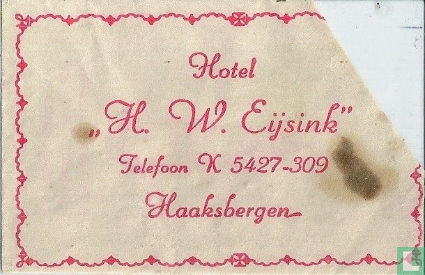 Hotel H.W. Eijsink