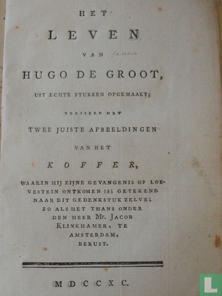 Het leven van Hugo de Groot