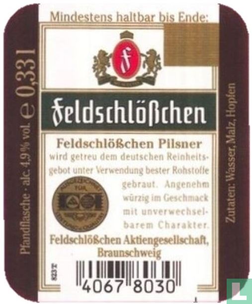 Feldschlösschen Pilsner 