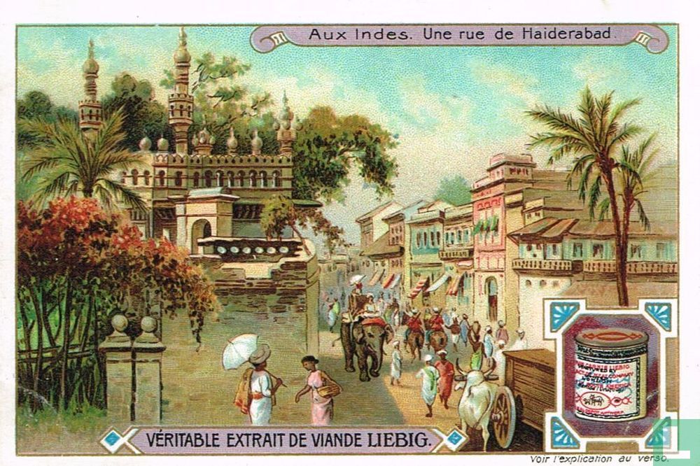 Une rue de Haiderabad