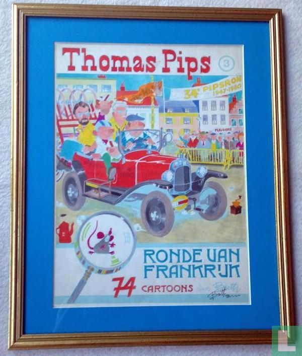 Originele inkleuring - Thomas Pips