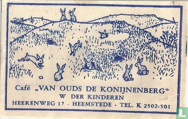 Café "Van Ouds De Konijnenberg"