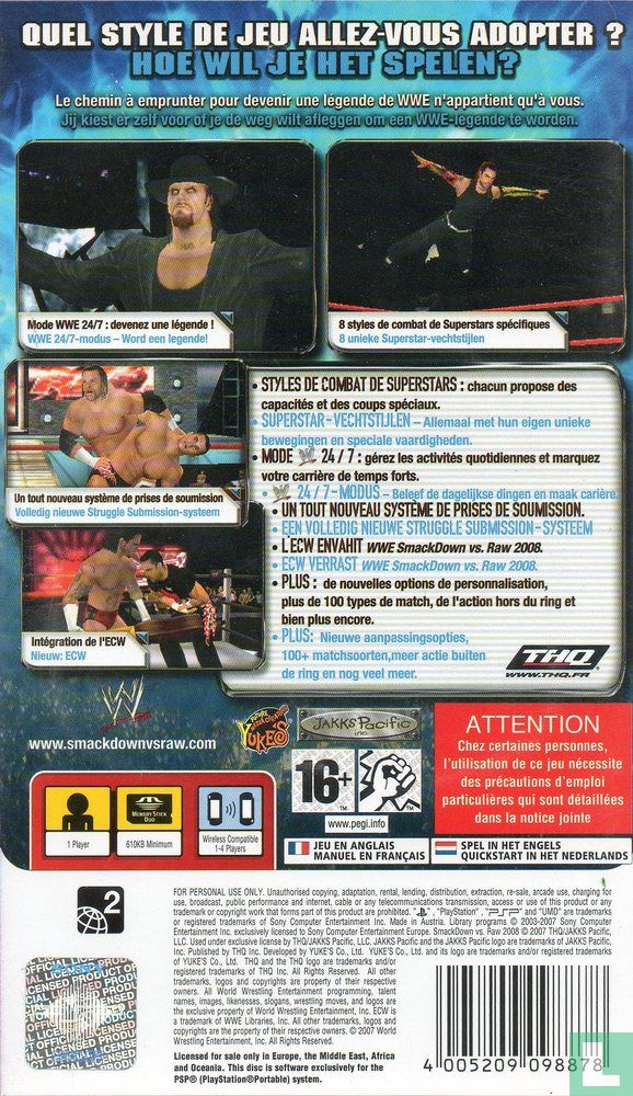 WWE Smackdown VS. Raw 2008