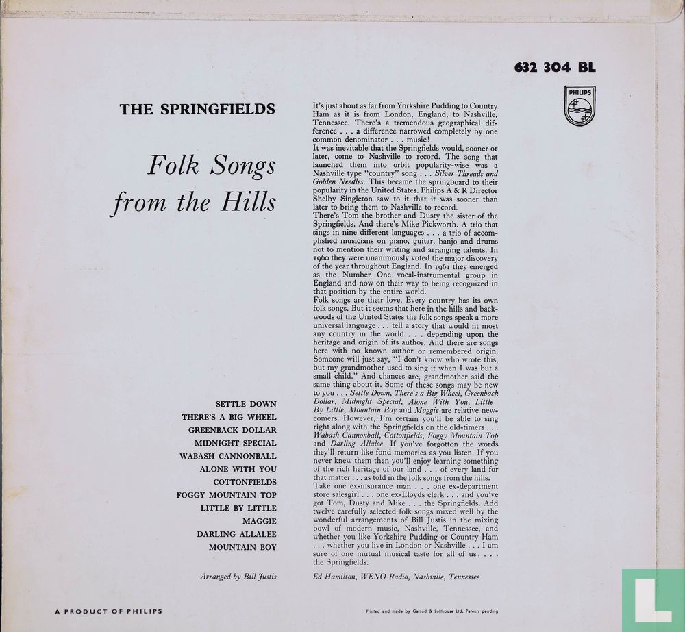 Folk Songs from the Hills