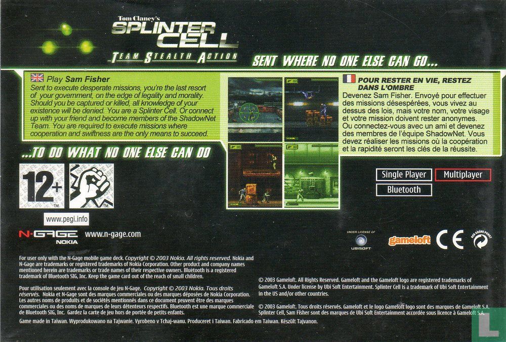 Tom Clancy's Splinter Cell: Team Stealth Action