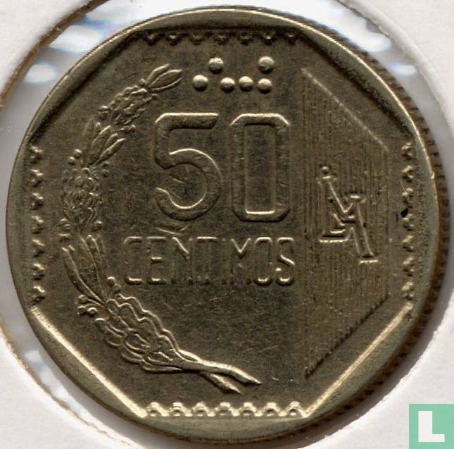 Pérou 50 céntimos 1996
