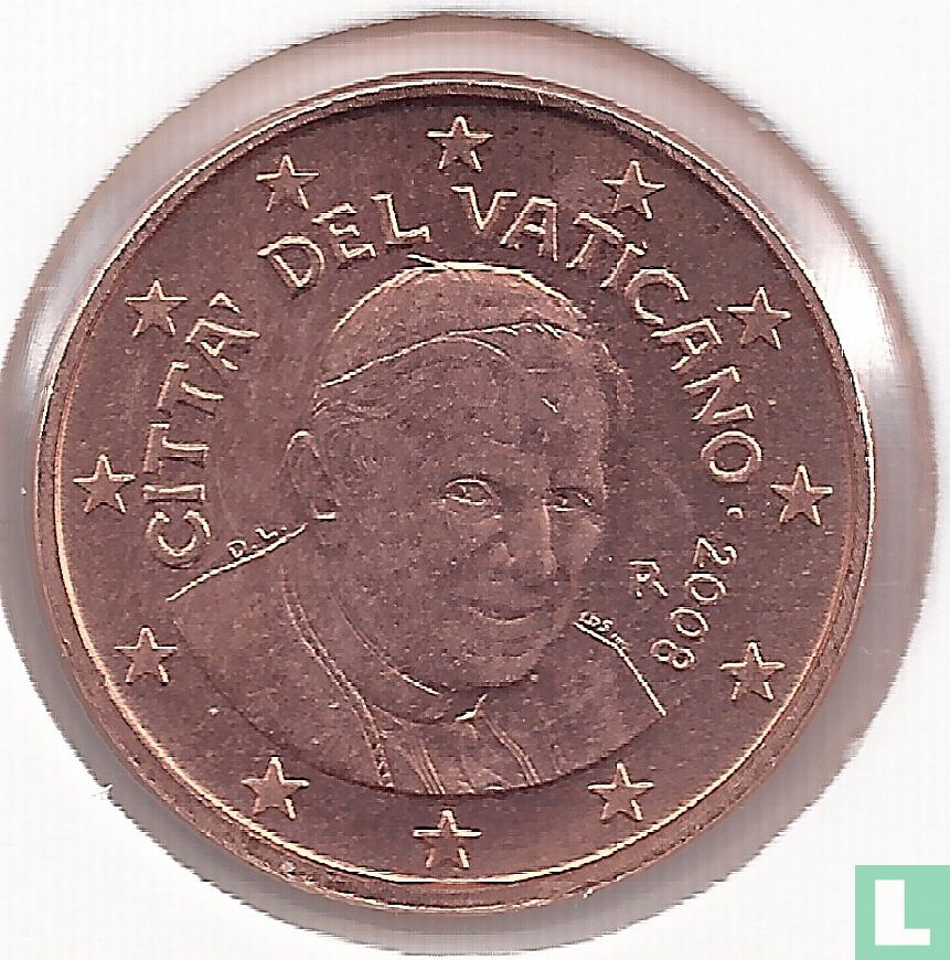 Vatican 1 cent 2008