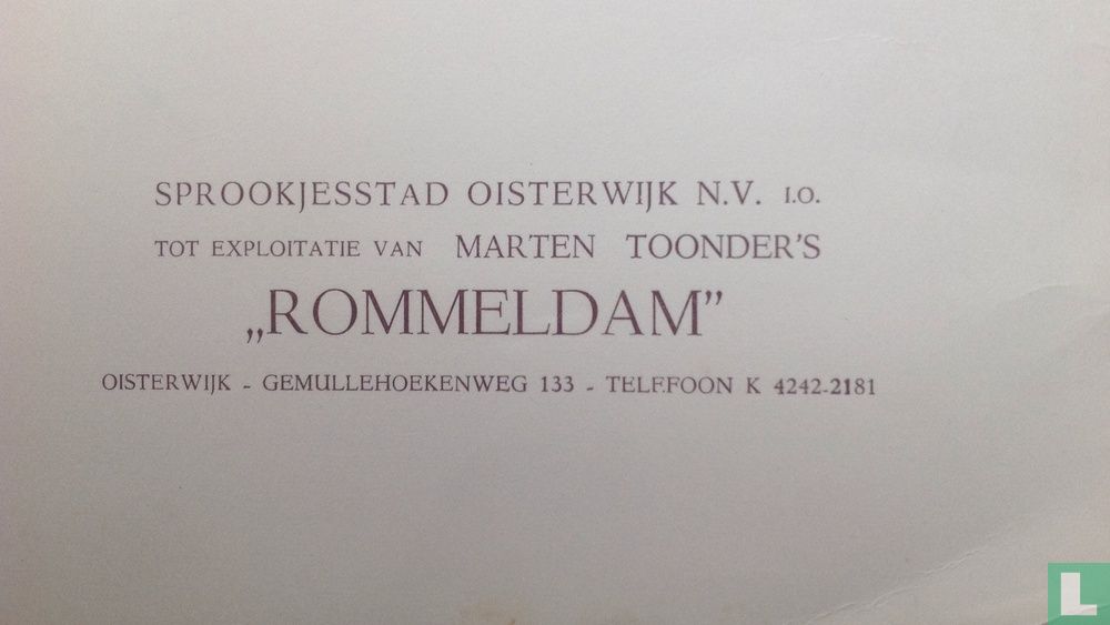 Rommeldam exploitatie folder