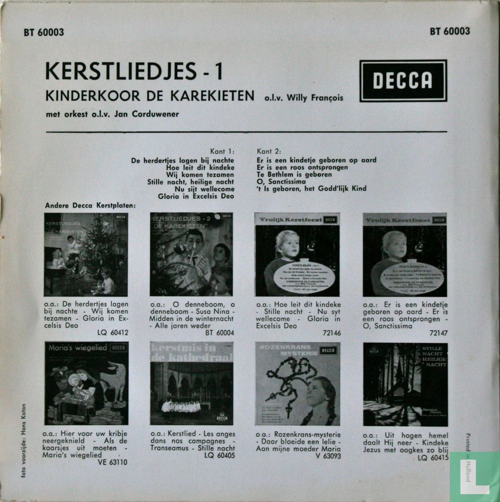 Kerstliedjes 1