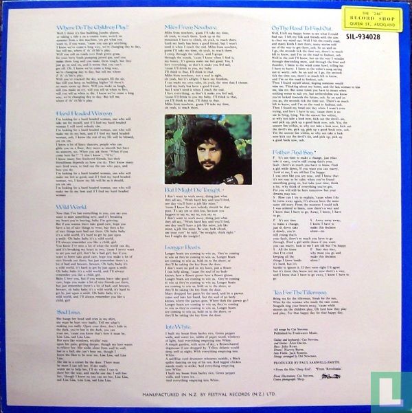 Tea for the Tillerman LP 85678 IT (1972) Islam, Yusuf LastDodo