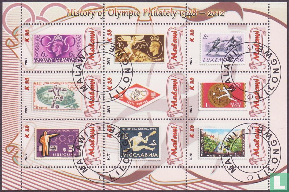 64 years Olympic Philately    