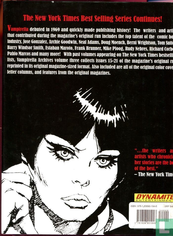 Vampirella archives volume 3