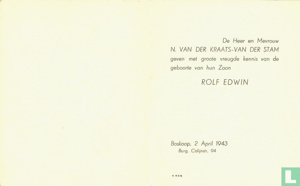 Rolf Edwin van der Kraats