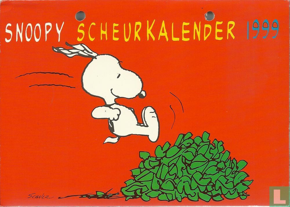 Snoopy scheurkalender 1999