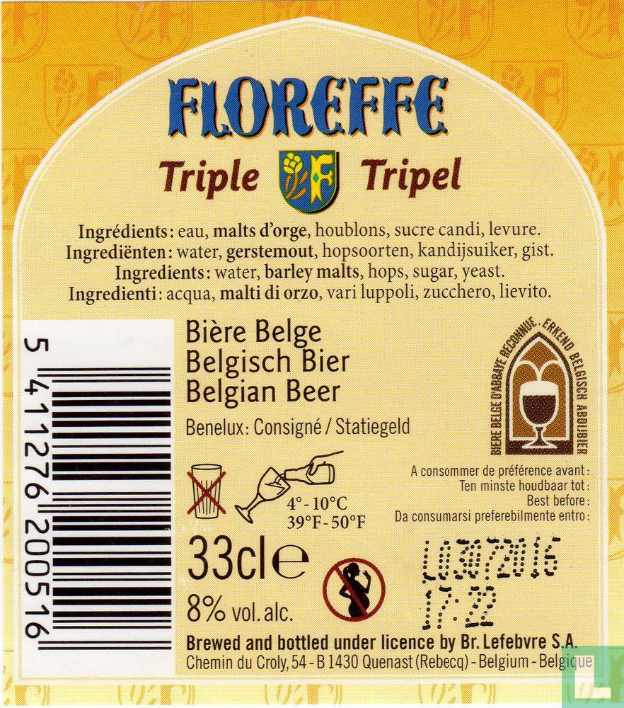 Floreffe Triple - Tripel