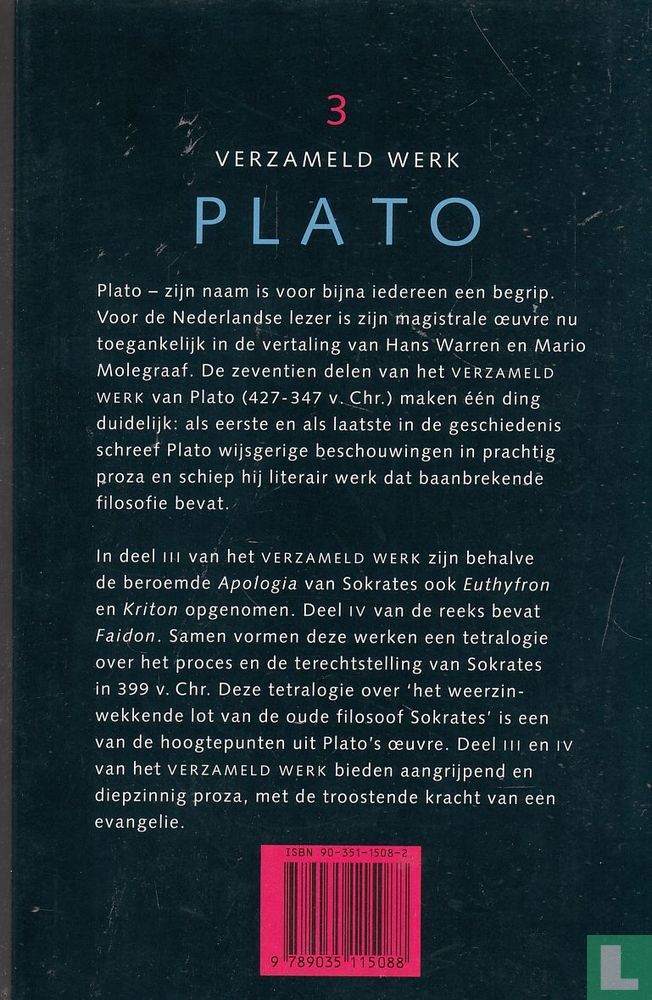 Euthyfron; Apologia; Kriton