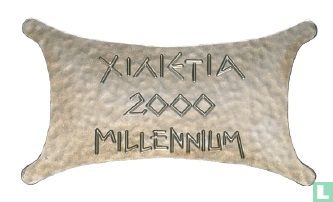Cyprus 2 pounds 2000 (PROOF) "Third Millennium"