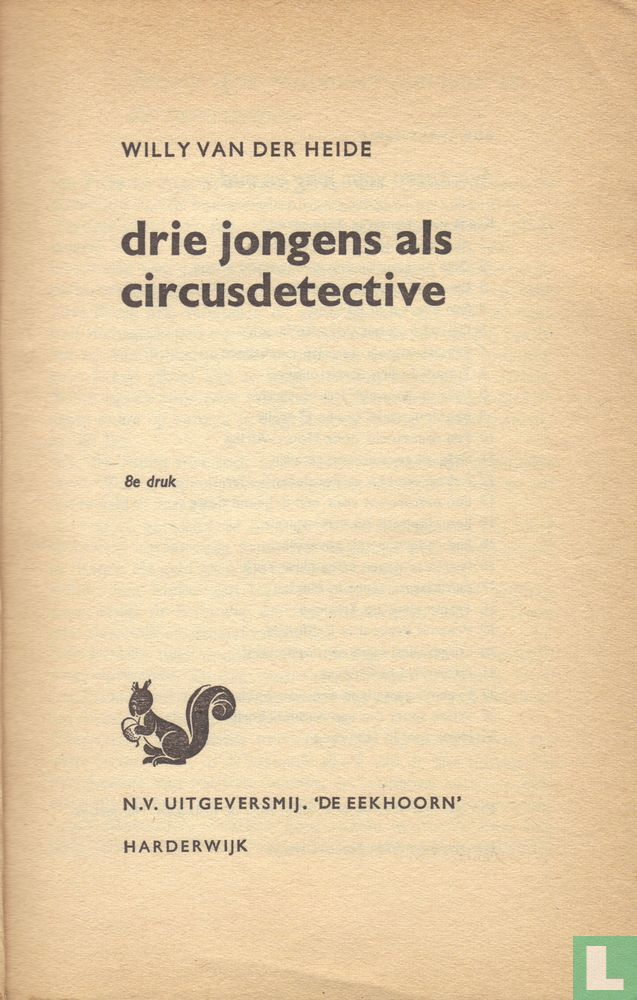 Drie jongens als circusdetective