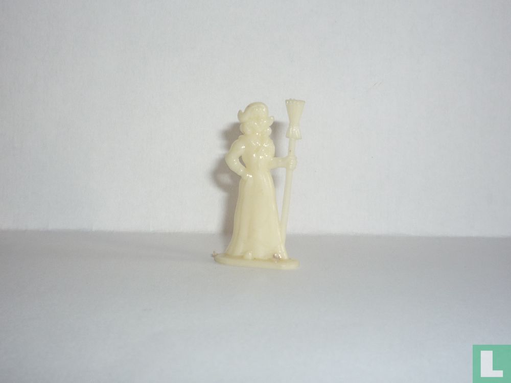 Vrouw met bezem