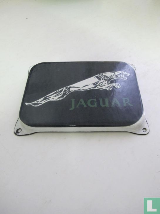 Emaille bord - Jaguar