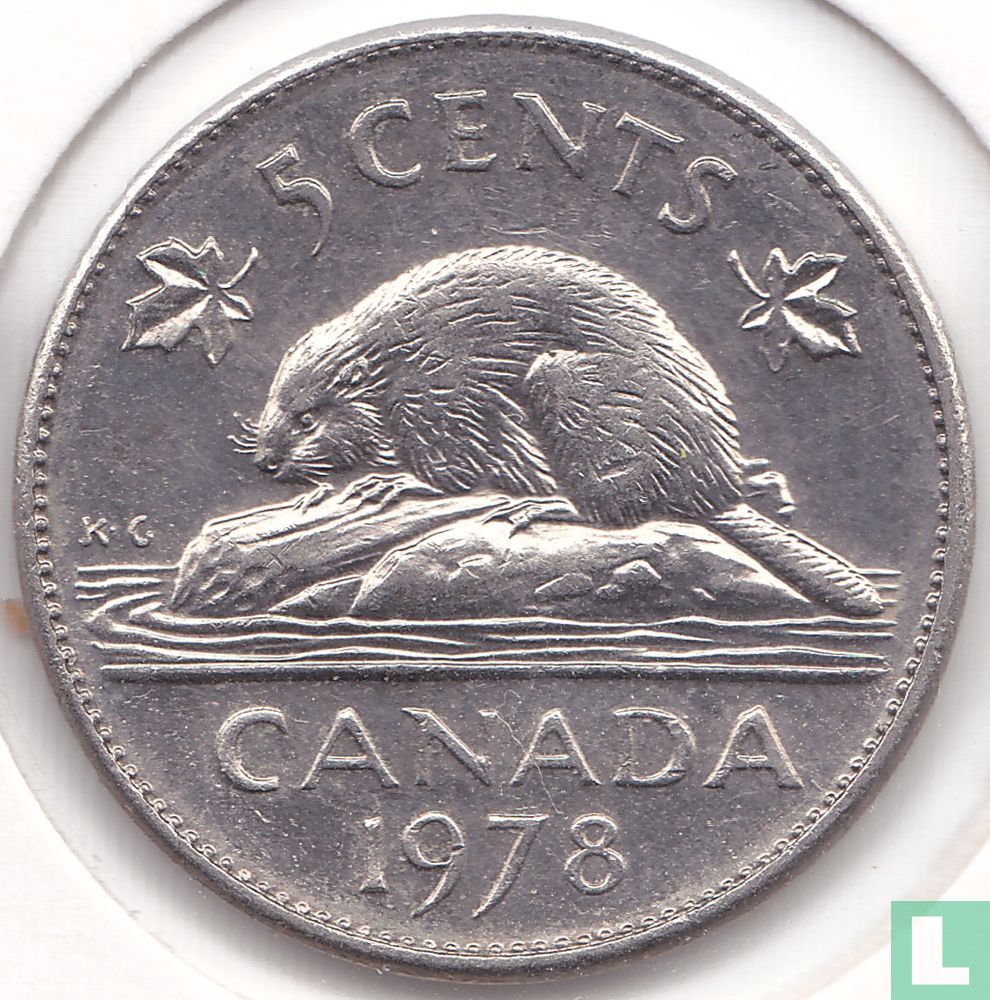 Canada 5 cents 1978
