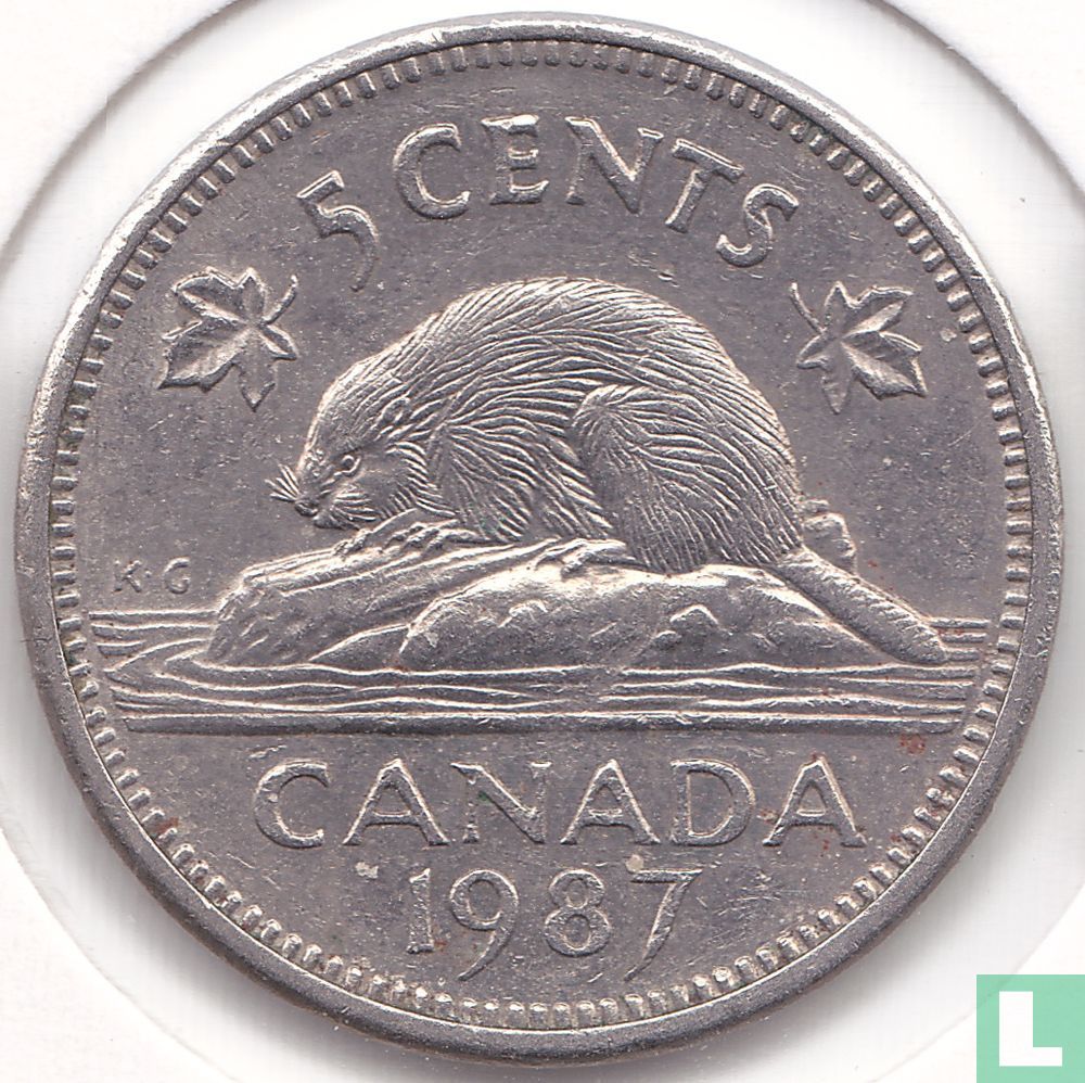 Kanada 5 Cent 1987
