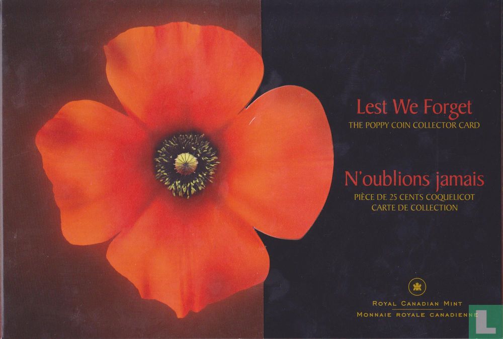 Canada coffret 2004 "Lest we forget"