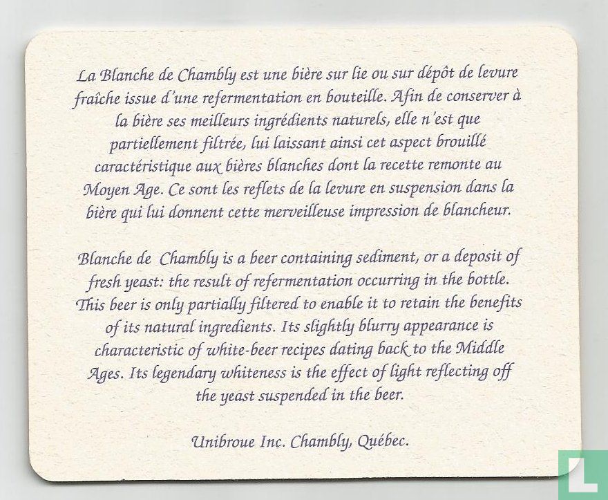 Blanche de chambly