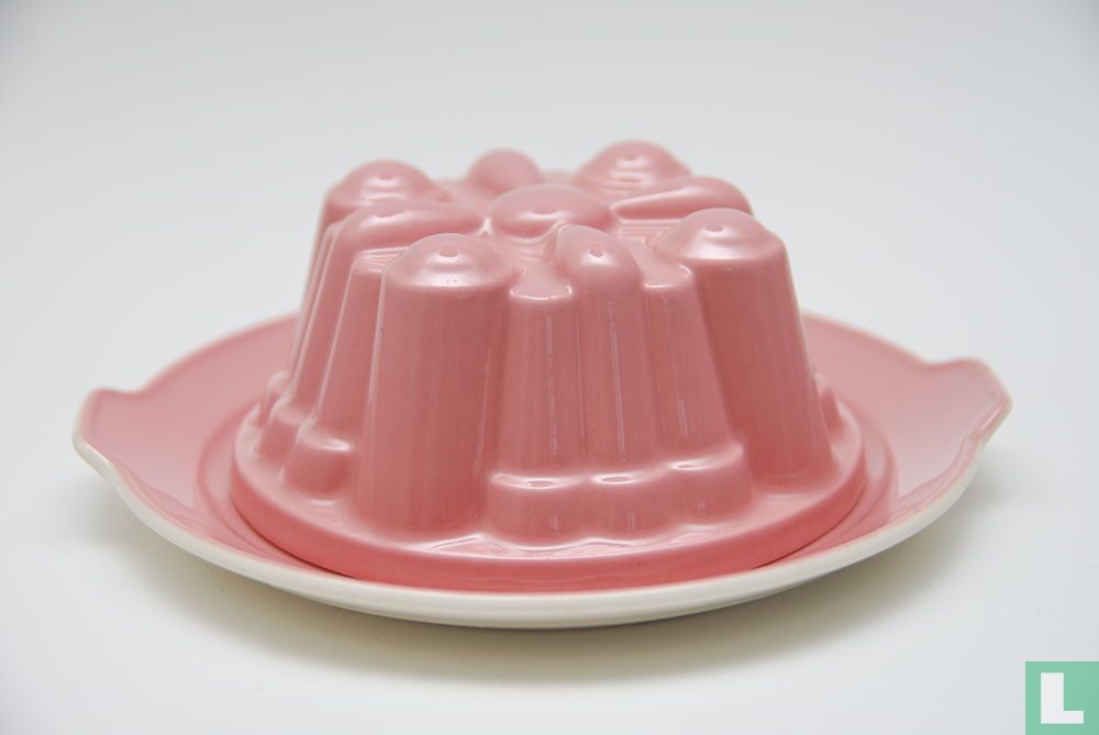 Puddingvorm roze - 17 cm