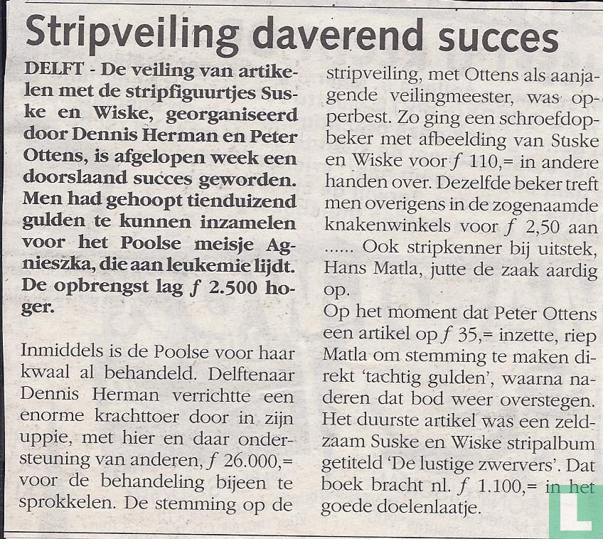 Stripveiling daverend succes