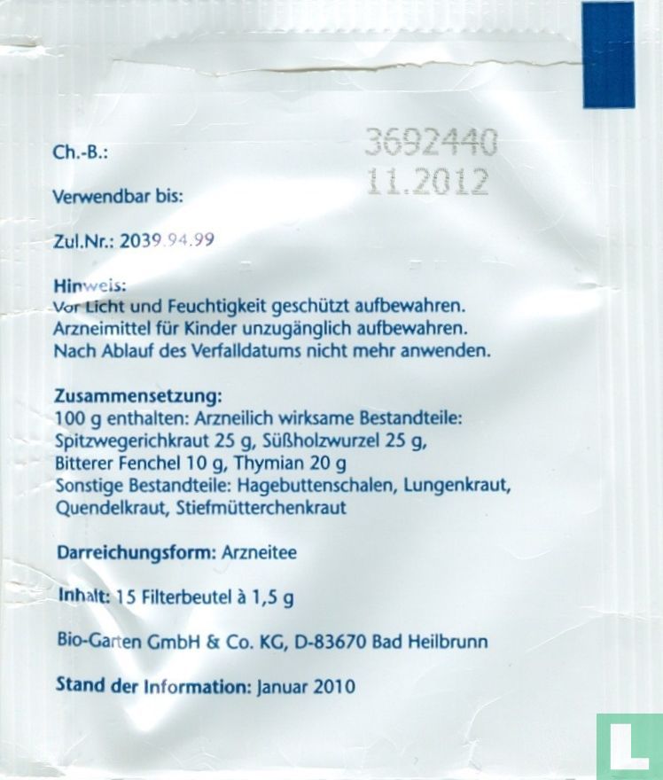Husten- und Bronchialtee