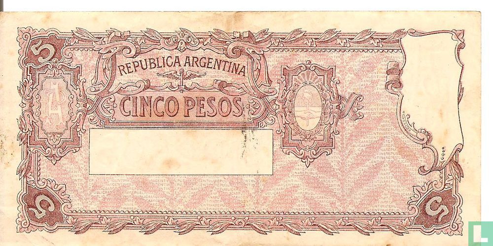 Argentine 5 pesos