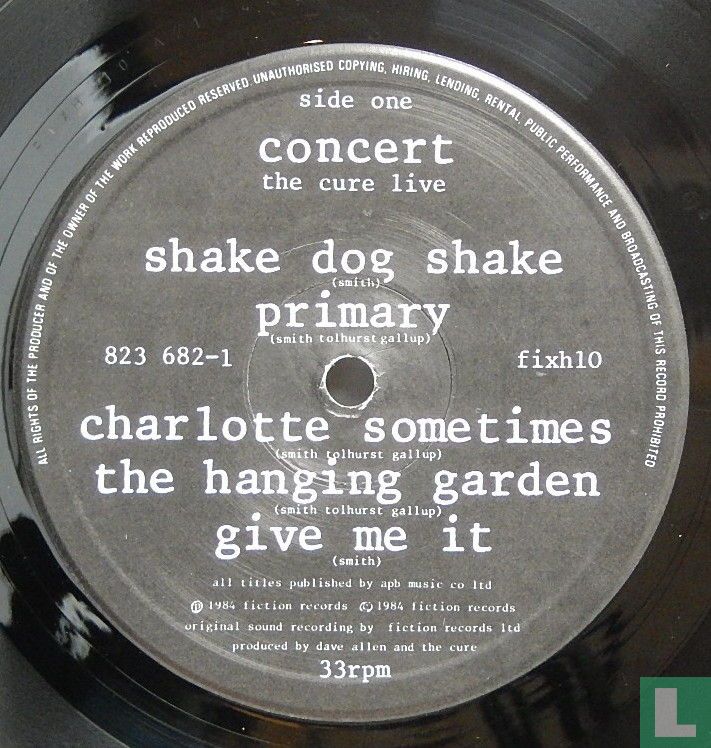Concert The Cure Live